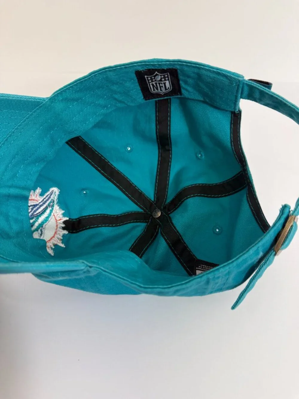 New! Miami Dolphins 47 Brand Clean up Mens Cap Hat Aqua Teal Adjustable NFL